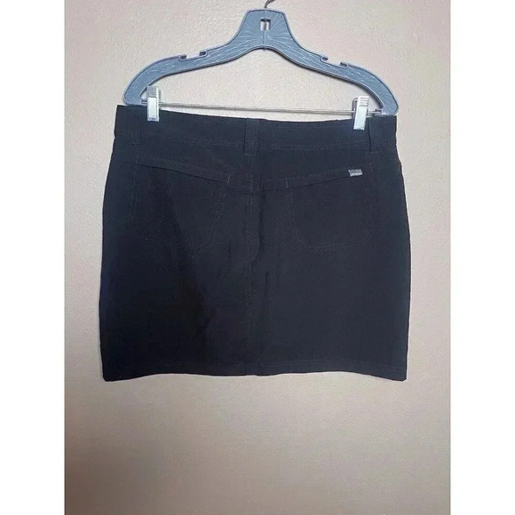 Eddie Bauer Travex Skort Skirt Solid Black Size 10 - Picture 2 of 6